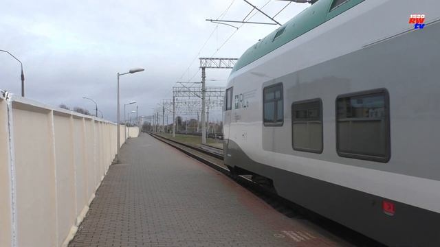 Электропоезд ЭПм-004 на станции Жлобин-Пассажирский | EPm-004, Zhlobin-Pass station смотреть онлайн