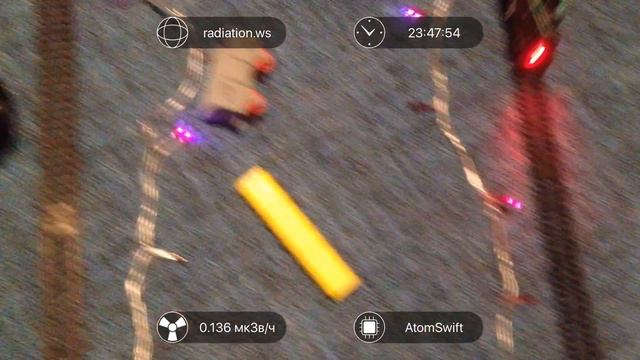 Скорость срабатывания Дозиметров Атом на источник излучения с борта транспортного средства. смотреть онлайн