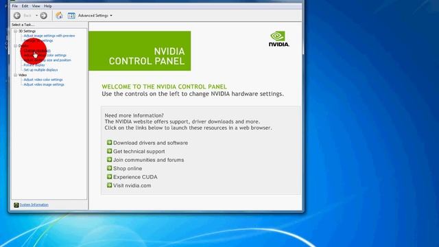 nvidia control panel in windows 7 openen смотреть онлайн