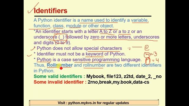#2 python Token, Keyword, Identifiers смотреть онлайн