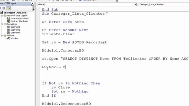 Carregar Combobox Excel VBA com Dados do Access - Sem Repetição - Aula 19 смотреть онлайн