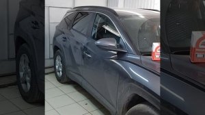 Установили на автомобиль Hyundai Tucson охранный комплекс Starline A93 2can-2lin
