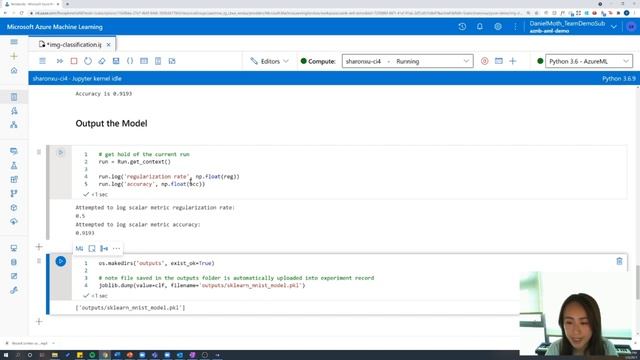 Image Classification Using Notebooks in Azure Machine Learning смотреть онлайн