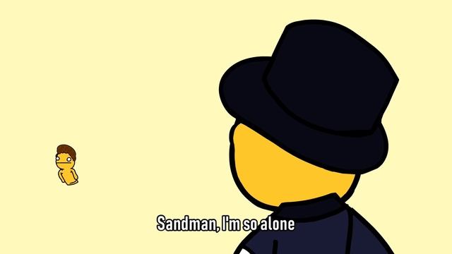 MR. SANDMAN ANIMATION WITH LYRICS смотреть онлайн