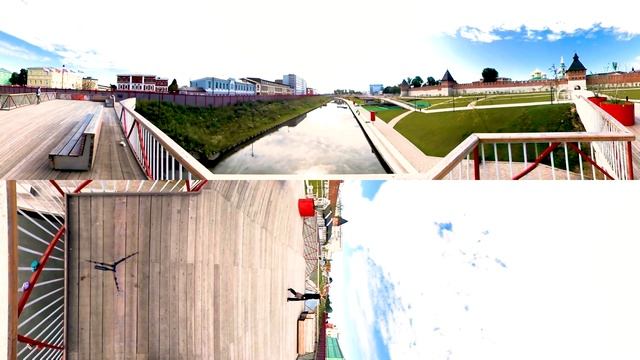 Казанская набережная. (VR Video 360°) Тула. Достопримечательность #StayHome смотреть онлайн