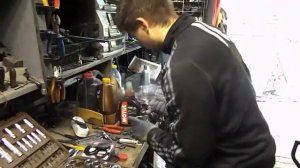 Ремонт вилки мотоцикла Yamaha Dragstar XVS650. подробный обзор