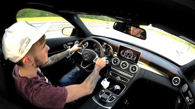 Mercedes C43 AMG 1/4 mile Race stock! смотреть онлайн