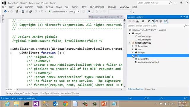 Back Ending Your Application With the Cloud using Windows Azure Mobile Services смотреть онлайн