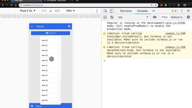 24- ion-popover :: Acciones y posicionamiento смотреть онлайн