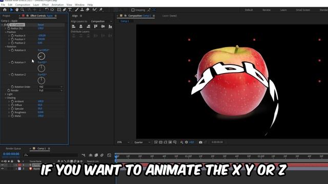 How To Make Rotating Cylinder Text in After Effects смотреть онлайн