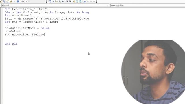 DELETING DATA USING FILTER WITH 2 CRITERIA || VBA CODE TO DELETE DATA || FILTER IN VBA || VBA CODE смотреть онлайн