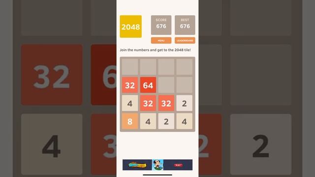 2048. Great puzzle Game!! смотреть онлайн