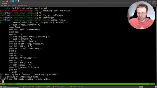 Seccomp Filters and Shellcode - Pumpking [HackTheBoo CTF 2022] смотреть онлайн