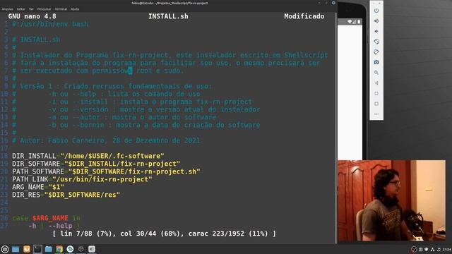 Fabio Carneiro: Resolva problema de renderização de projeto ReactNative com fix-rn-project no Linu смотреть онлайн