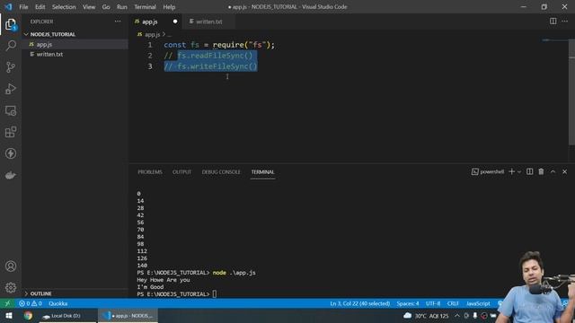 Nodejs FS Modules | Complete Nodejs Tutorial #part6 смотреть онлайн