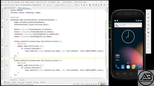 Android Studio 3.6 Create CheckBox Basics смотреть онлайн