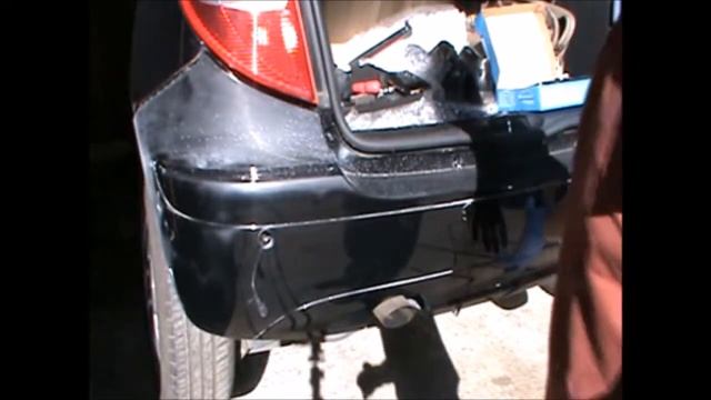 Mercedes A class w169 rear bumper removal смотреть онлайн