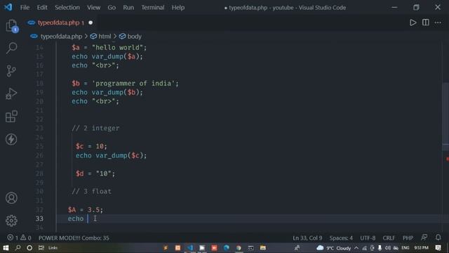 PHP Data Types Tutorial in Hindi Class - 5 смотреть онлайн