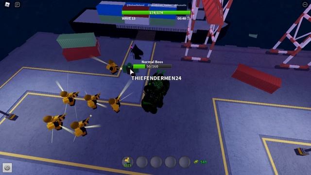Using the New Golden Tower! | Tower Defense Simulator | ROBLOX смотреть онлайн