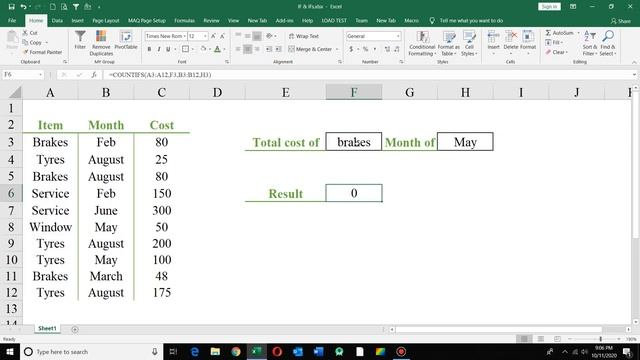 How to use COUNTIF and COUNTIFS in Microsoft Excel | COUNTIFS Function смотреть онлайн