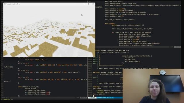 Further polishing of miniature voxels in my engine. смотреть онлайн