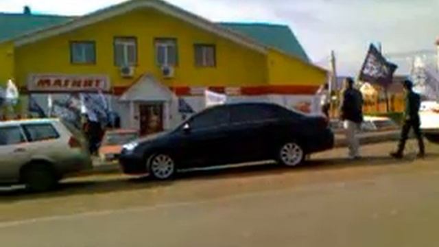 Черно-белые мусульманские флаги под Уфой.3gp смотреть онлайн