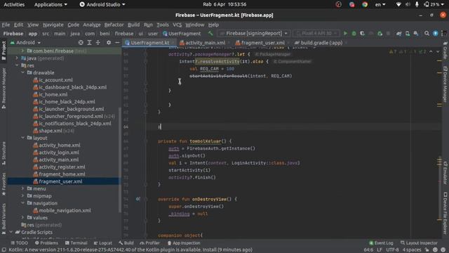 Update Foto Profile User Menggunakan Kamera | MATERI LANJUTAN | FIREBASE | KOTLIN смотреть онлайн