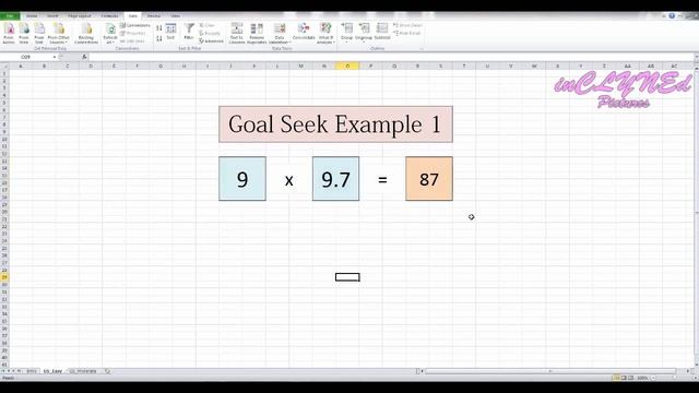 Goal Seek Tutorial in Excel 2010 смотреть онлайн