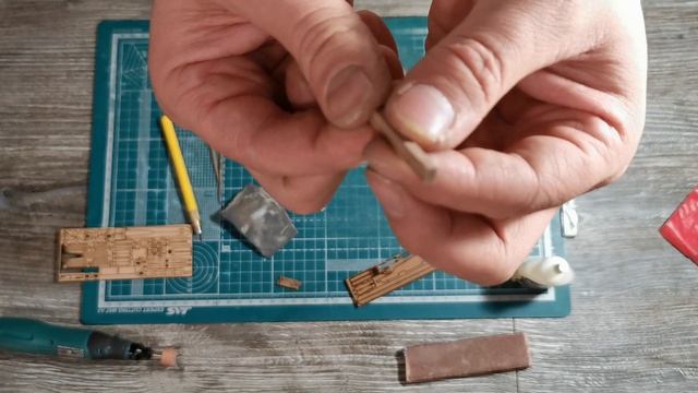 Бриг Меркурий. Якорный битенг.