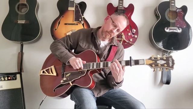 'Smile' cover on D'Angelico Excel Throwback through Bugera V22 #archtop #dangelico смотреть онлайн