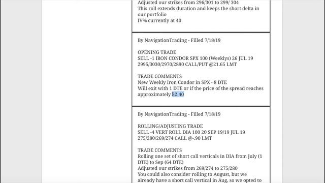 Trading Options - Weekly Video Update from July 19, 2019 смотреть онлайн