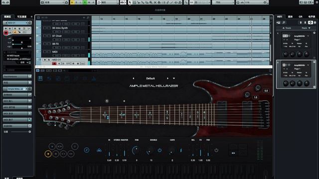 Ample Sound Metal Hellraiser 9String смотреть онлайн