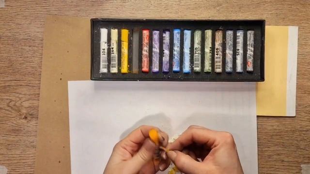 Обзор сухой пастели от фирмы "Невская палитра" смотреть онлайн