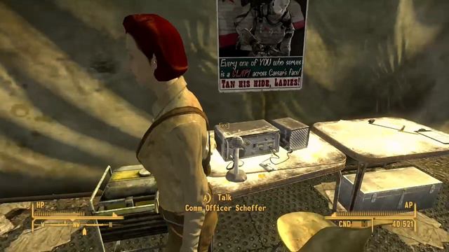 Fallout New Vegas All Ranger Comm Officers have Red Hair like this смотреть онлайн