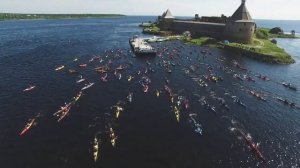 Старт Петровского гребного марафона