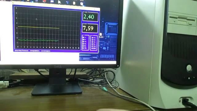 Низкочастотный USB осциллограф - пробник на Tiny 45. смотреть онлайн