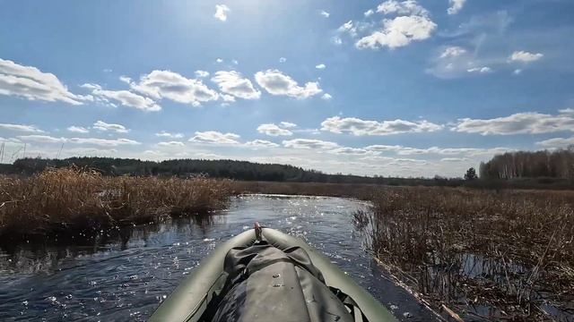 Одиночный сплав по реке Нарме. Апрель, 2023 года. Часть 1/2. смотреть онлайн