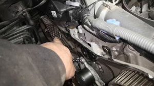 Лексус RX 400h замена ремня ГРМ и помпы ОЖ