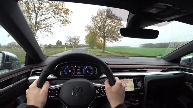 VW Arteon Shooting Brake 2.0TSI 280HP POV DRIVE Onboard (60FPS) смотреть онлайн