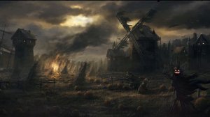 Haunted Village Halloween Ambience 🦇 3 Hours of Relaxing Spooky and Fall Nature Sounds, White Noise