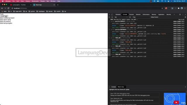 37 Reactjs Tutorial - Redux Todolist (Create Todo) смотреть онлайн