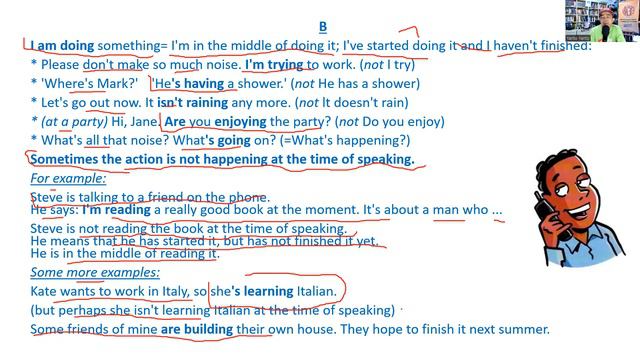 PRESENT CONTINUOUS - Intermediate English Grammar - UNIT 1 смотреть онлайн