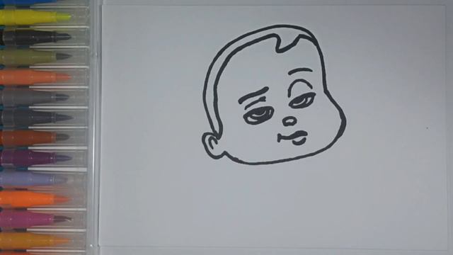 Draw Boss Baby for kids | Bolalar uchun rasm chizish | Рисование Босс-молокососдля детей смотреть онлайн