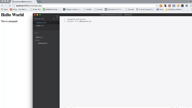 BTEC L3 Web - Developing A CMS - Getting Contents From A Text File смотреть онлайн