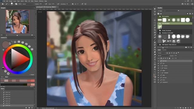 Анализ в процессе рисования + timelapse смотреть онлайн
