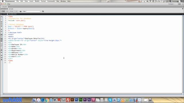 Displaying MySQLi Records in a HTML Table смотреть онлайн