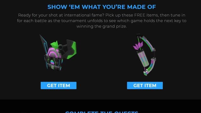ROBLOX BATTLES FREE PRIZES GET NOW! Battle Pack & Archer Pack! смотреть онлайн