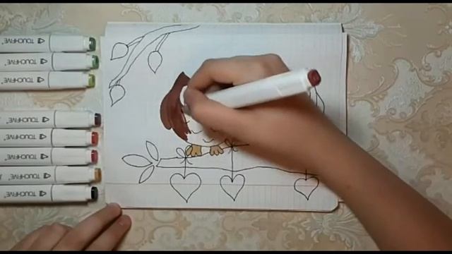 Рисуем сову смотреть онлайн