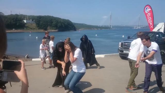 Концерт на пляже"ДВФУ" смотреть онлайн
