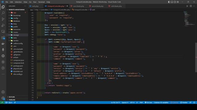 Create, Read, Update, dan Delete Data Hotspot Pada Laravel & Mikrotik API : PART #8 смотреть онлайн
